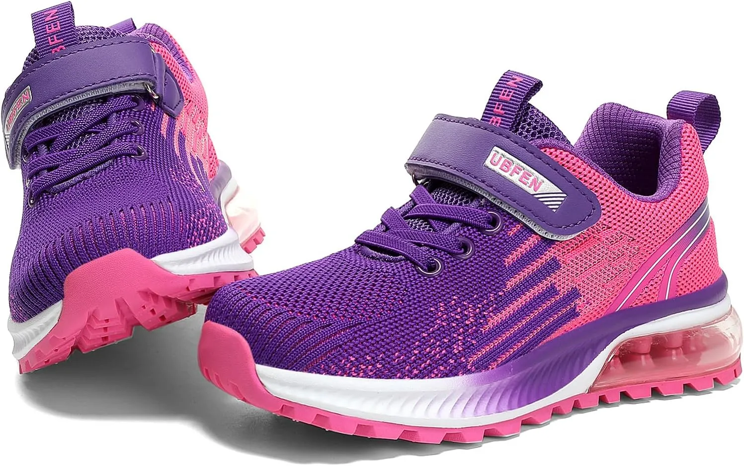 UBFEN Kids Sneakers Boys Girls Tennis Shoes for Running Athletic Walking Gym Sports Lightweight Breathable