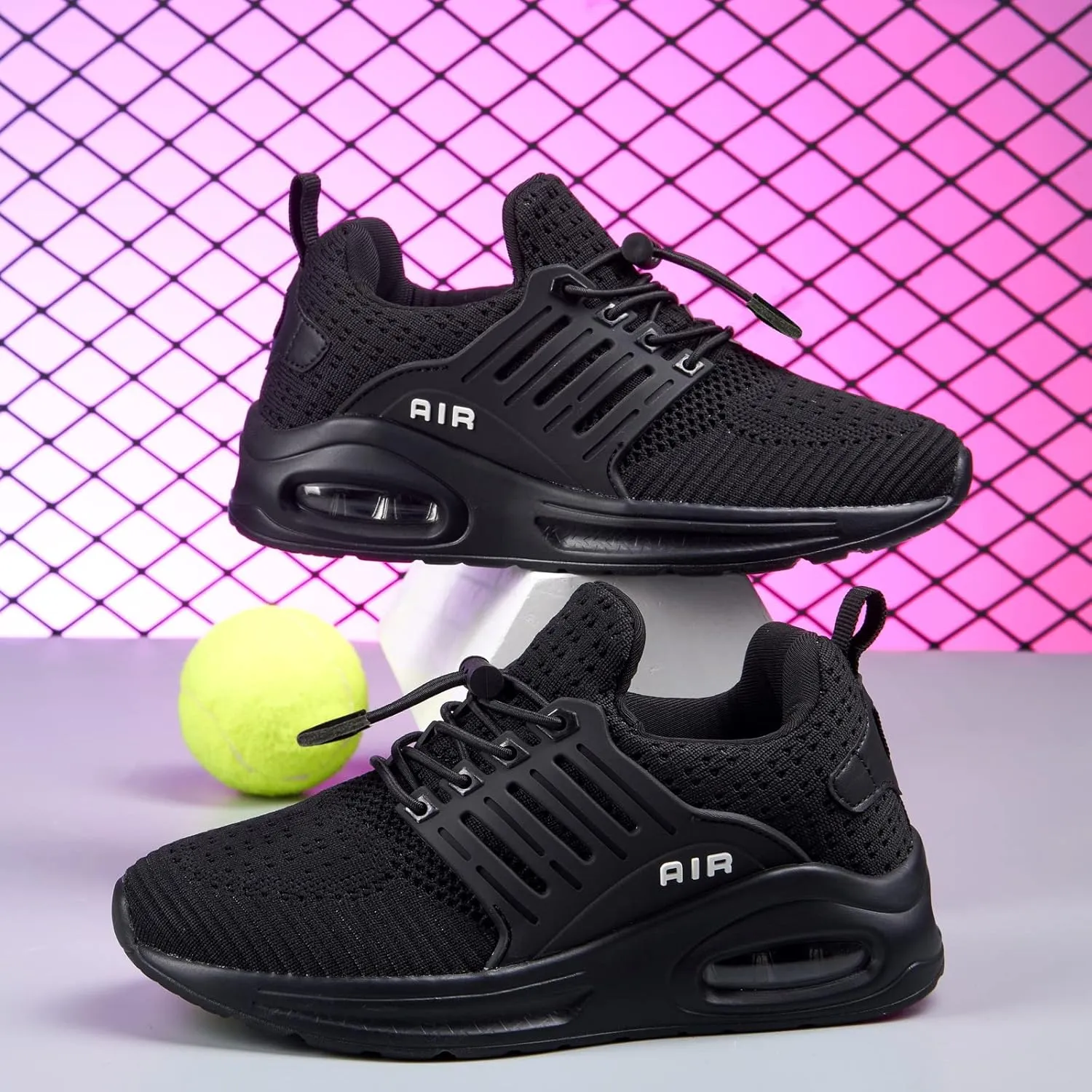 Ugmikdo Kids Shoes Boys Girls Running Tennis Shoes Air Shoes Breathable Lightweight Fashion Sneakers for Sports Athletic Gym Walking