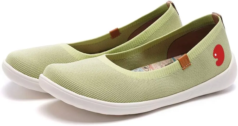UIN Ballet Flats Shoes for Women Art Printed Wide Toe Casual Breathable Lightweight Slip On Women Loafers