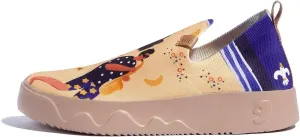 UIN Women's Art Painted Travel Shoes Slip On Casual Loafers Lightweight Comfort Fashion Sneaker Fuerteventura