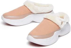 UIN Women's Mules Fashion Comfort Travel Art Painted Chunky Shoes Wide Toe Casual Household Slippers Slip On Loafers