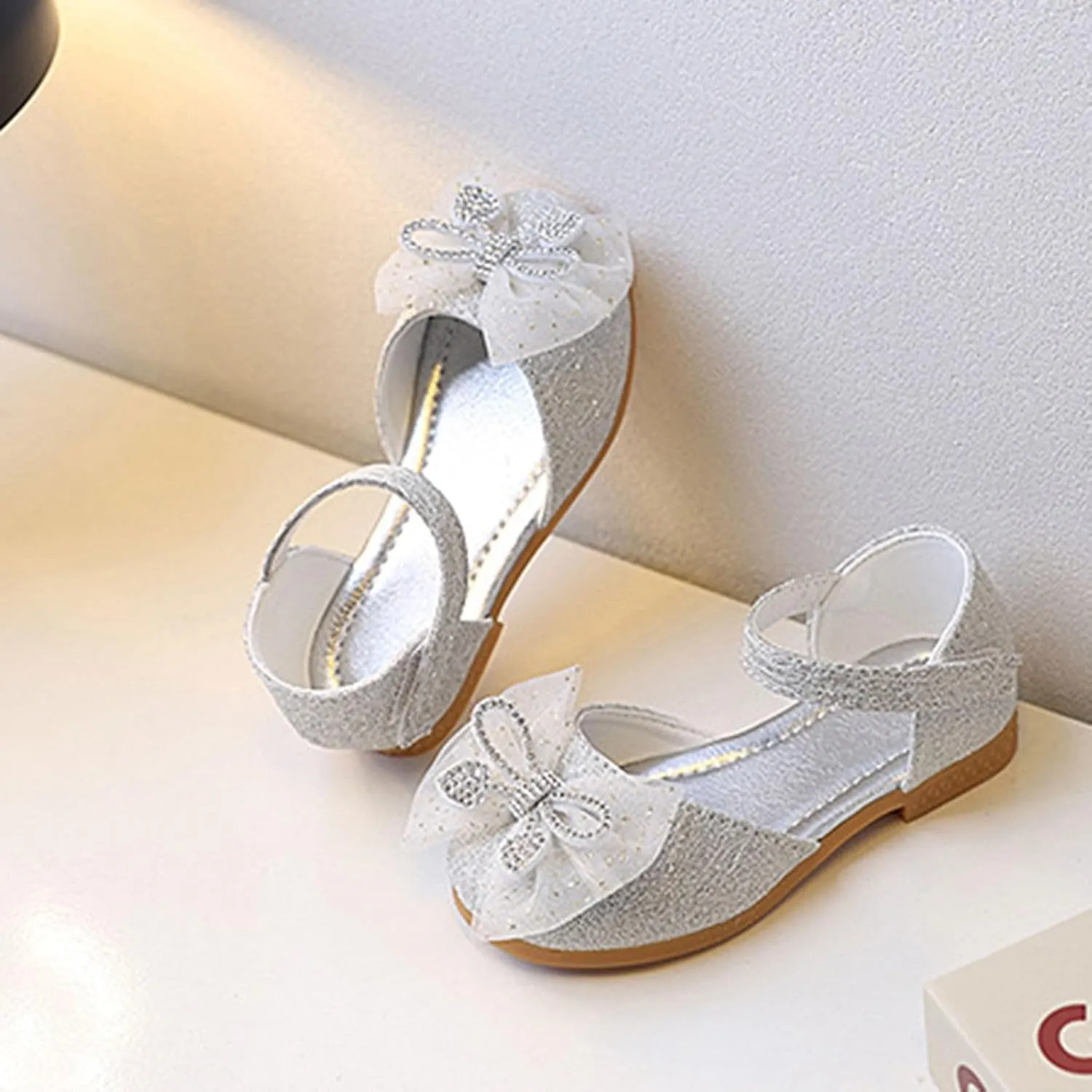 Uniforms Shoes New Children's Small Leather Shoes with Closures for Spring and Summer Korean Girls' Bowknot