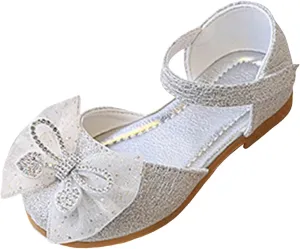 Uniforms Shoes New Children's Small Leather Shoes with Closures for Spring and Summer Korean Girls' Bowknot
