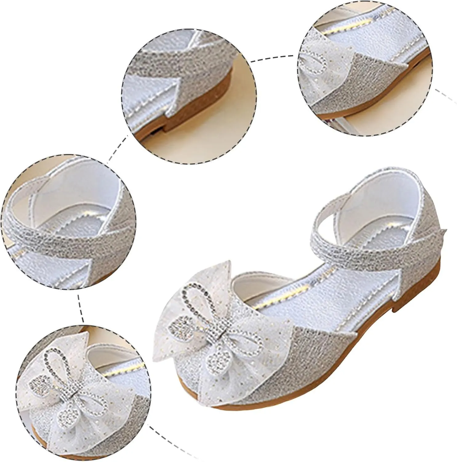 Uniforms Shoes New Children's Small Leather Shoes with Closures for Spring and Summer Korean Girls' Bowknot