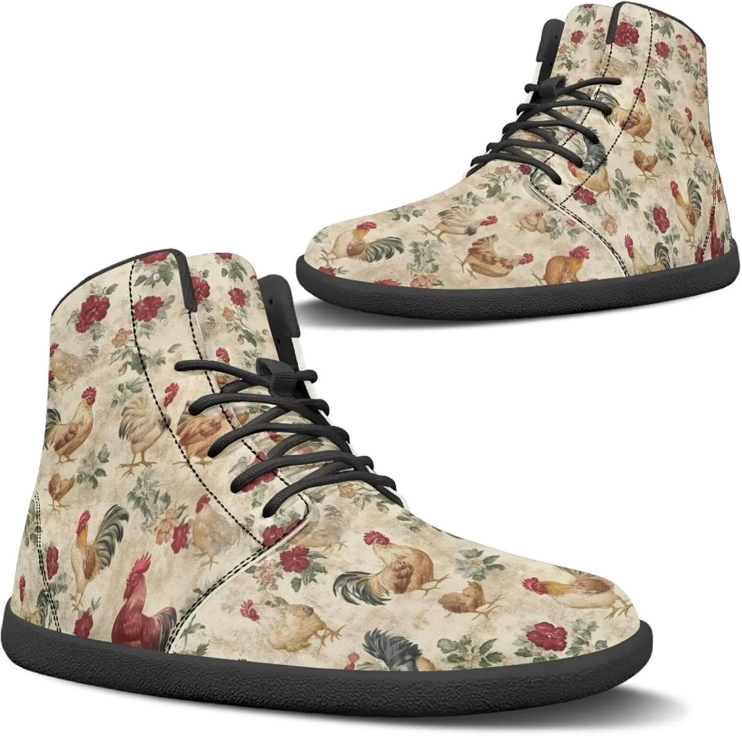 Unisex Adults High Top Barefoot Hiking Boots for Women Men