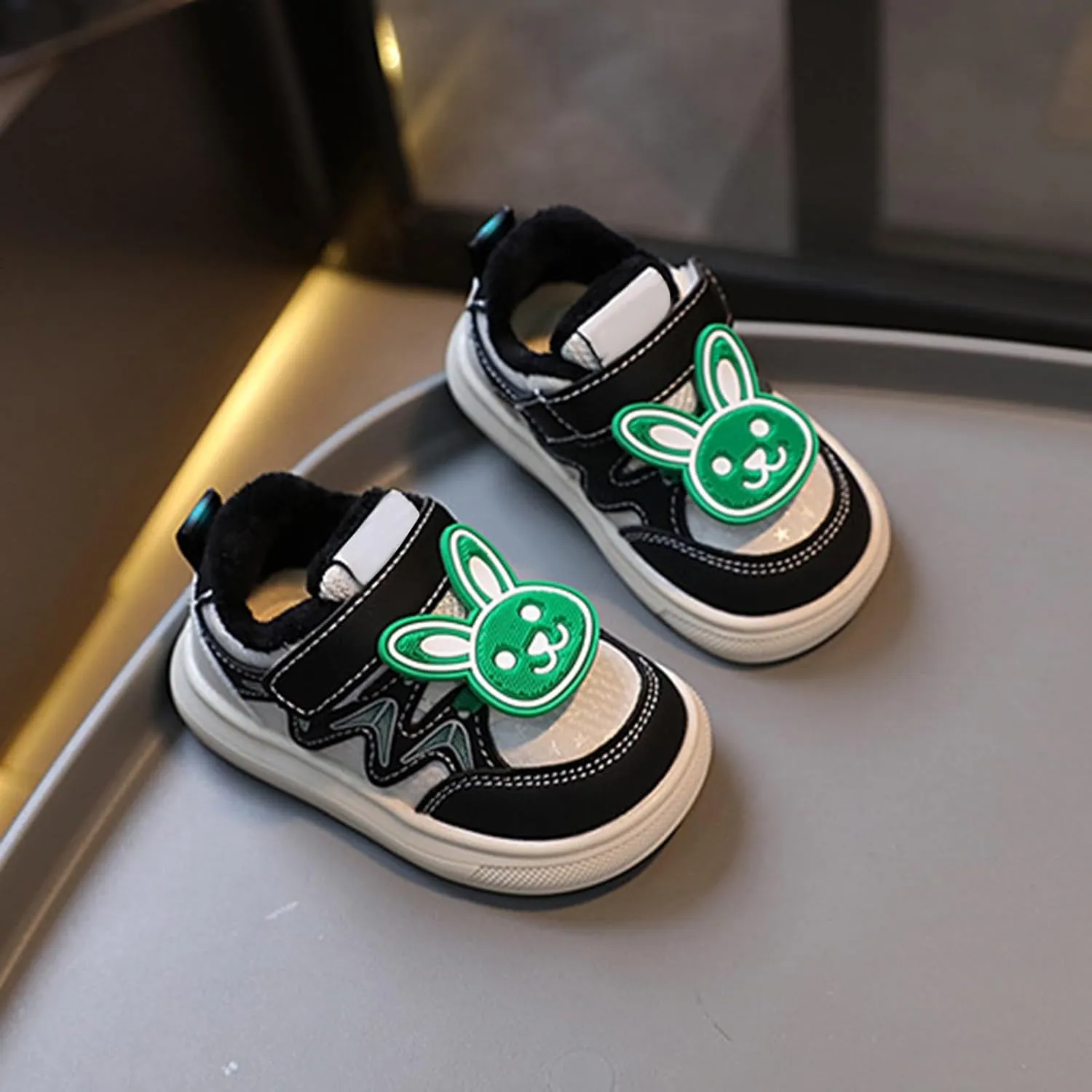 Unisex Baby Canvas Shoes Girls Infant Sneakers Non-Slip Soft Rubber Sole Toddler Crib First Walkers Lightweight Shoes