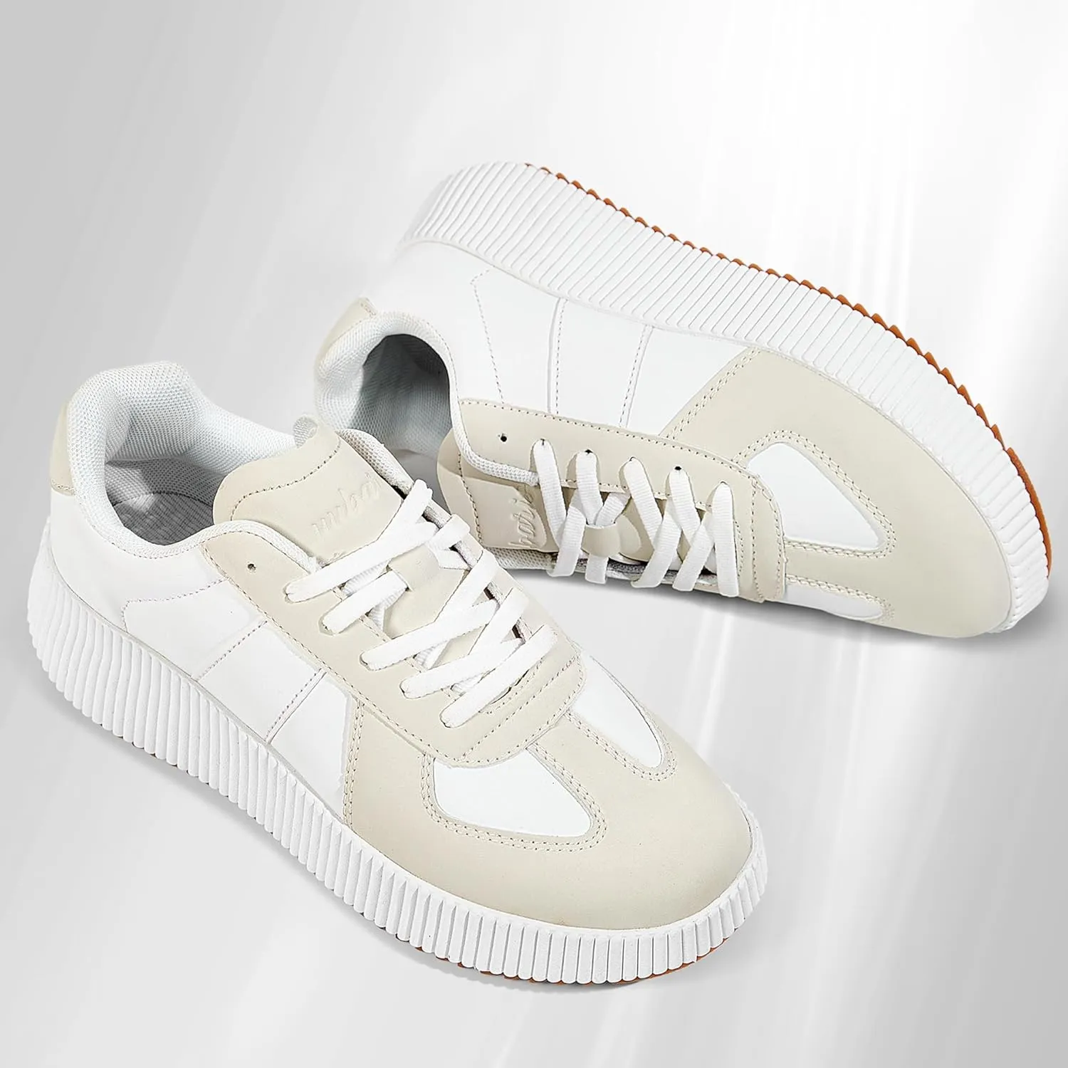 UUBARIS Women's Chunky Platform Fashion Sneakers Dressy Casual Walking Shoes Comfort Tennis Shoes