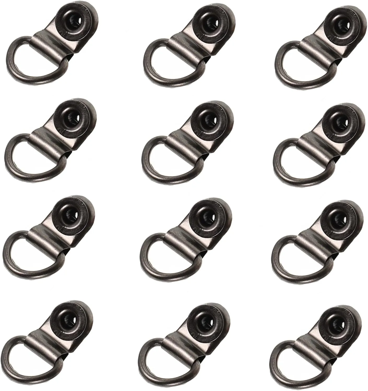VALICLUD 20pcs Alloy Boot Hooks High Top Shoe Hooks Snail Hooks Boot Eyelet Repair Kit for Hiking Shoes Fashion Shoe Lace Holders Metal Shoe Buckles for Camping