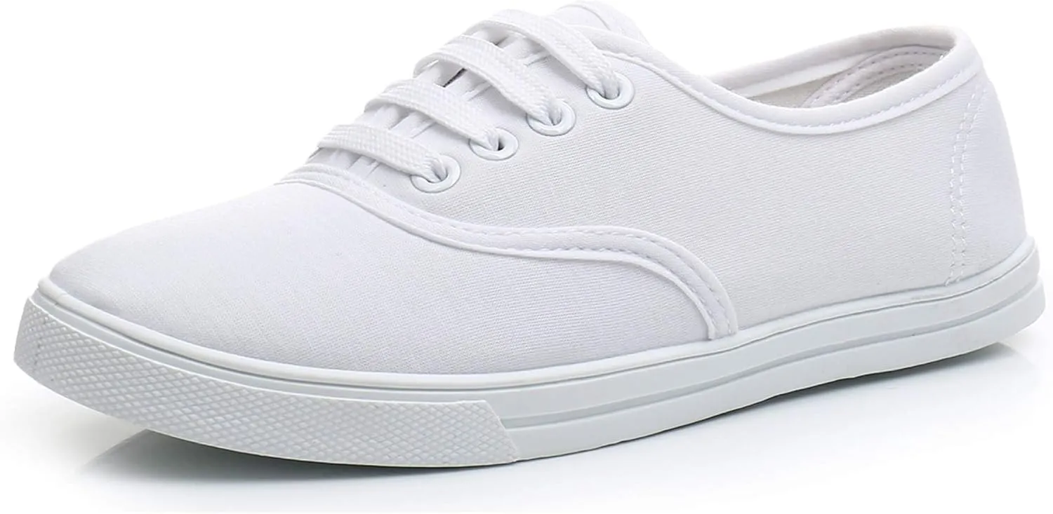VenusCelia Women's Rainbow Canvas Lace Up SneakerⅡ