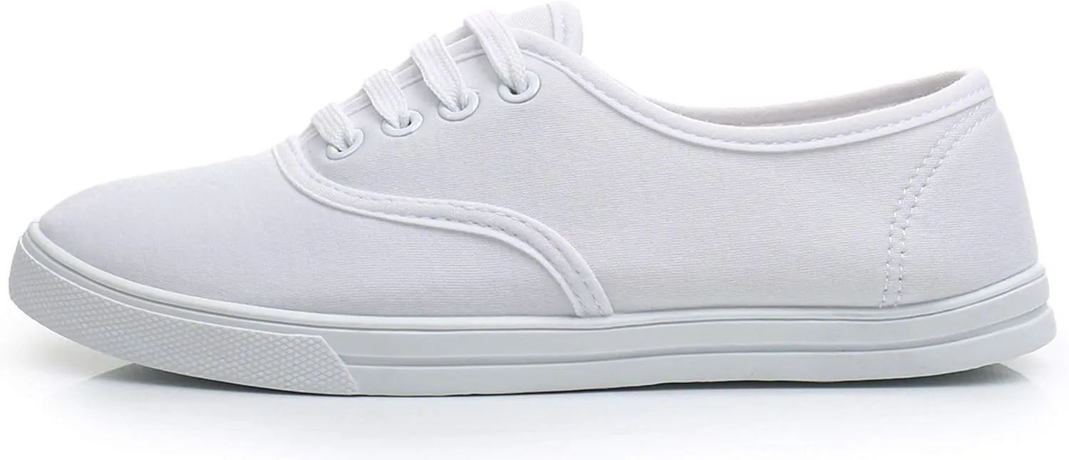 VenusCelia Women's Rainbow Canvas Lace Up SneakerⅡ