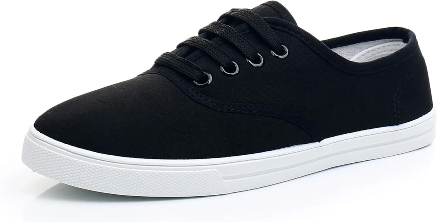 VenusCelia Women's Rainbow Canvas Lace Up SneakerⅡ