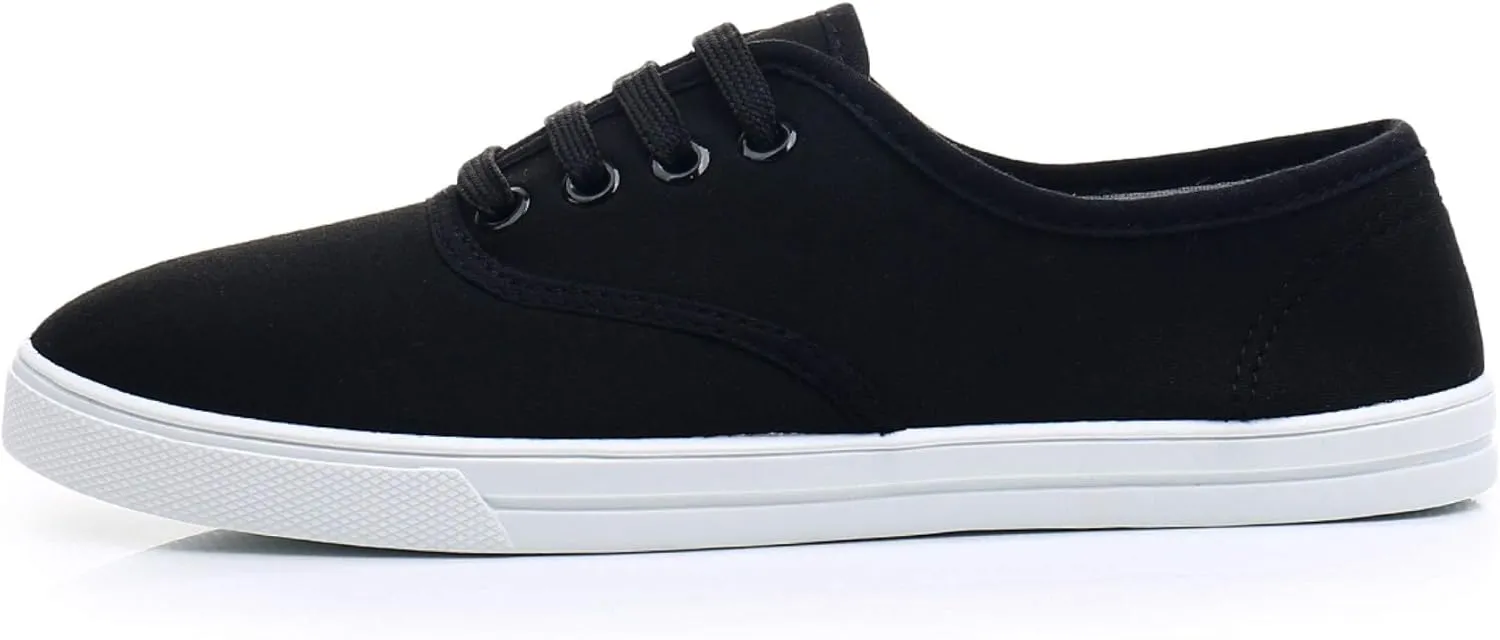 VenusCelia Women's Rainbow Canvas Lace Up SneakerⅡ