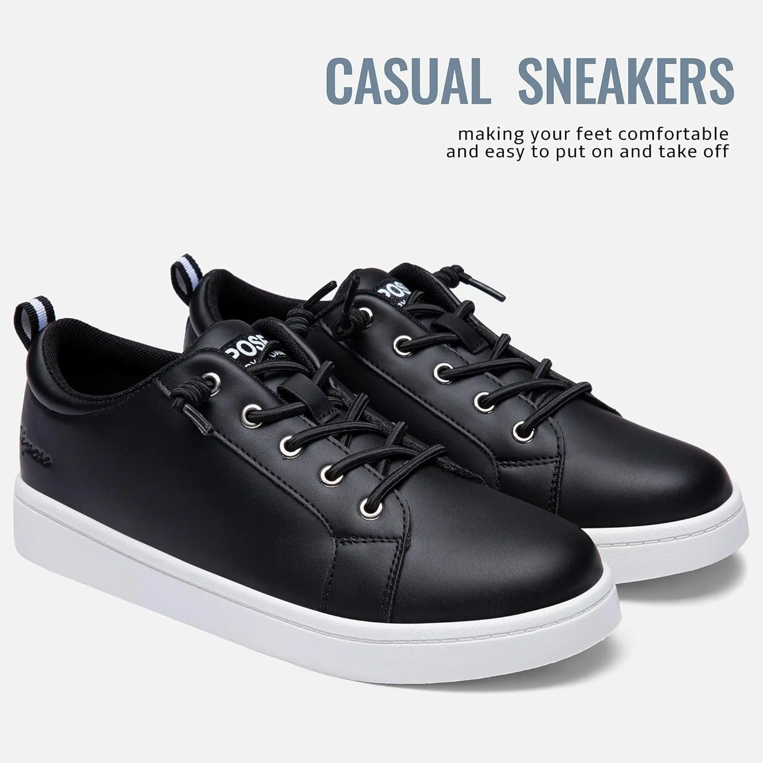 Vepose Women's Walking Casual Sneakers, Dressy Arch Support Comfortable Low Top Tennis Lace up 8003 Shoes