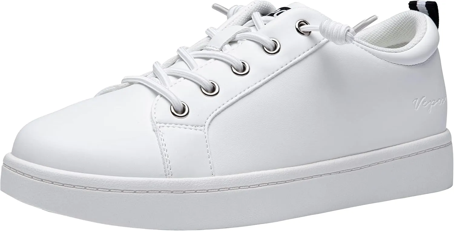 Vepose Women's Walking Casual Sneakers, Dressy Arch Support Comfortable Low Top Tennis Lace up 8003 Shoes