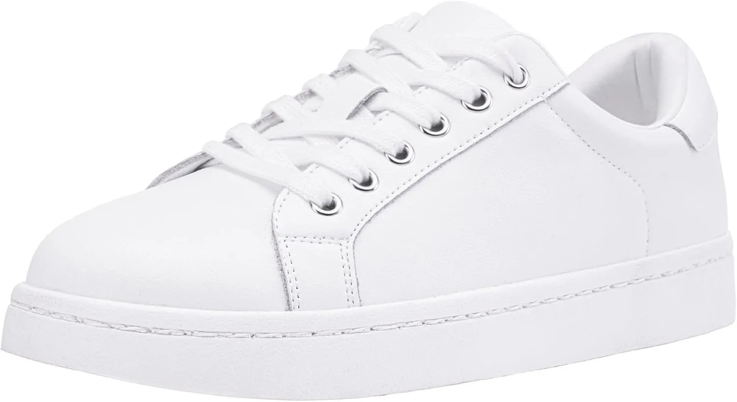 Vepose Women's Walking Casual Sneakers, Dressy Arch Support Comfortable Low Top Tennis Lace up 8003 Shoes