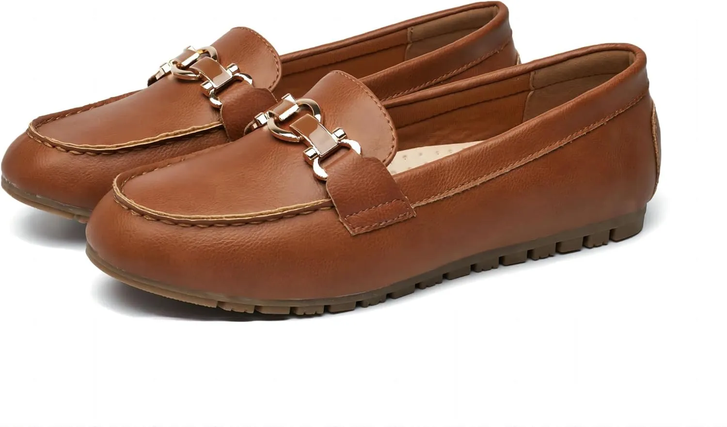 VERDASCO Women's Loafers Comfort Slip-Ons Flat Work Shoes Casual Moccasins Penny Loafers Lady Dress Shoes