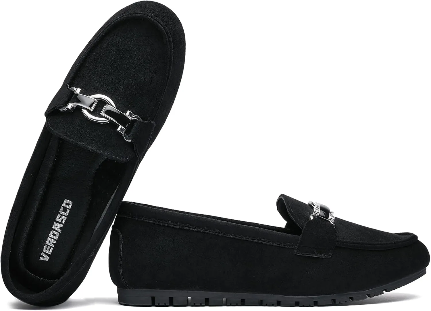 VERDASCO Women's Loafers Comfort Slip-Ons Flat Work Shoes Casual Moccasins Penny Loafers Lady Dress Shoes