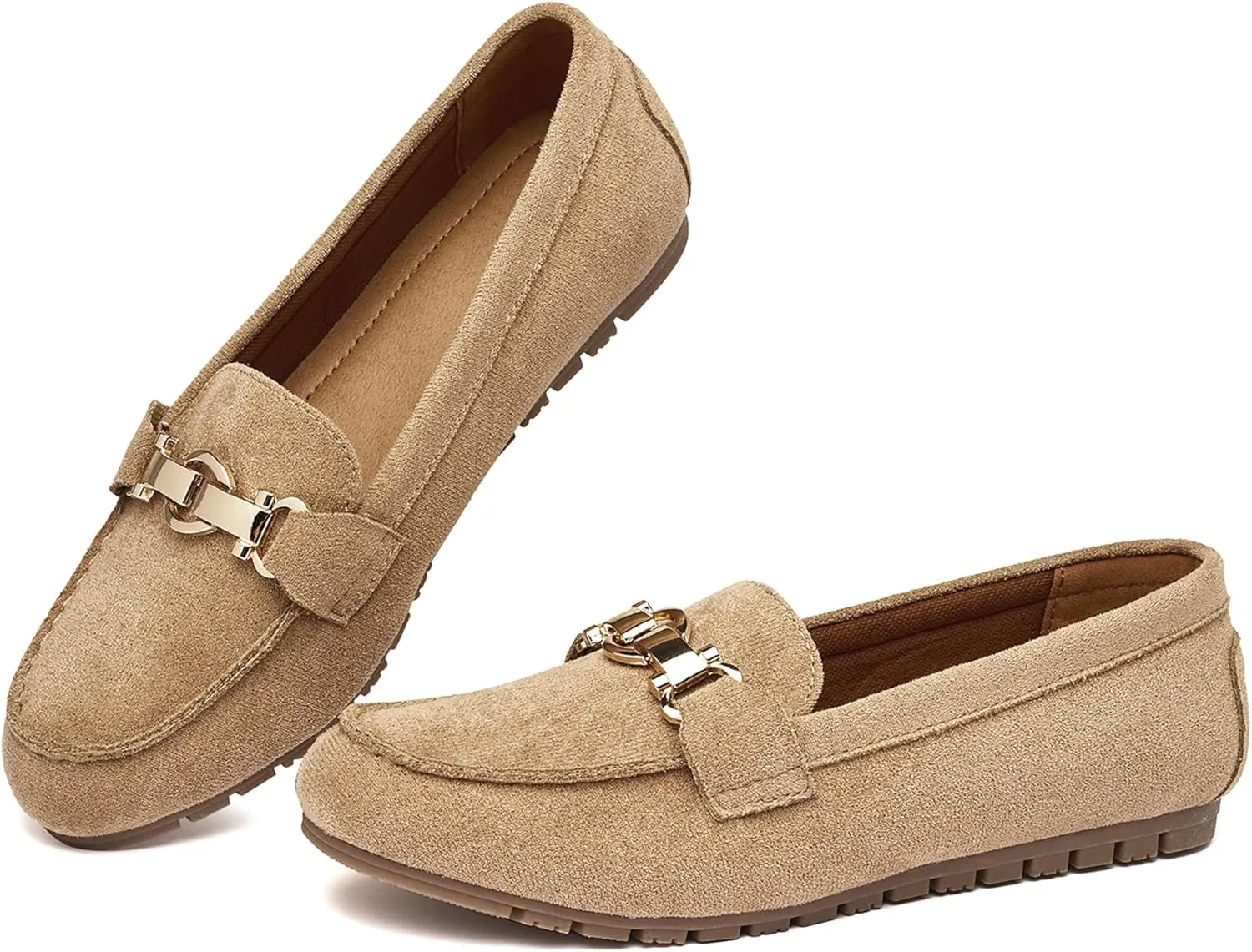 VERDASCO Women's Loafers Comfort Slip-Ons Flat Work Shoes Casual Moccasins Penny Loafers Lady Dress Shoes