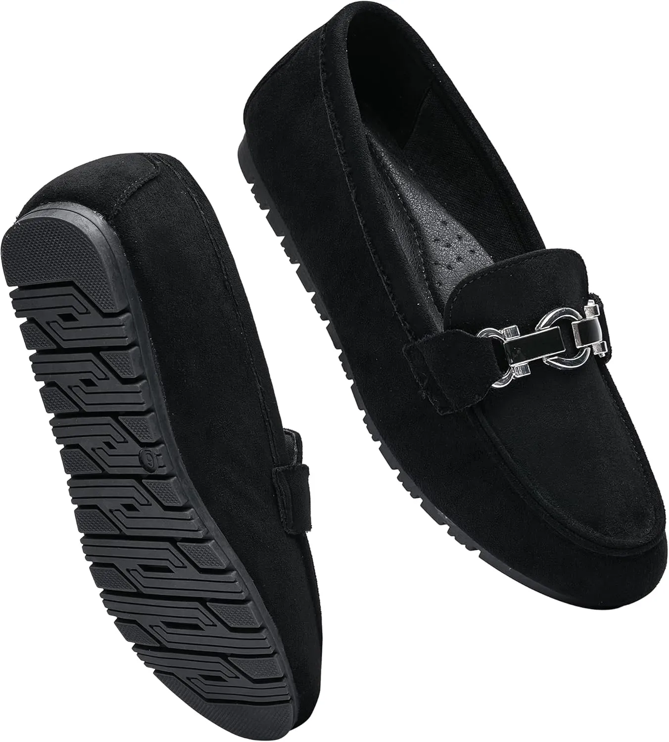 VERDASCO Women's Loafers Comfort Slip-Ons Flat Work Shoes Casual Moccasins Penny Loafers Lady Dress Shoes