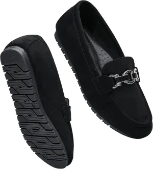 VERDASCO Women's Loafers Comfort Slip-Ons Flat Work Shoes Casual Moccasins Penny Loafers Lady Dress Shoes