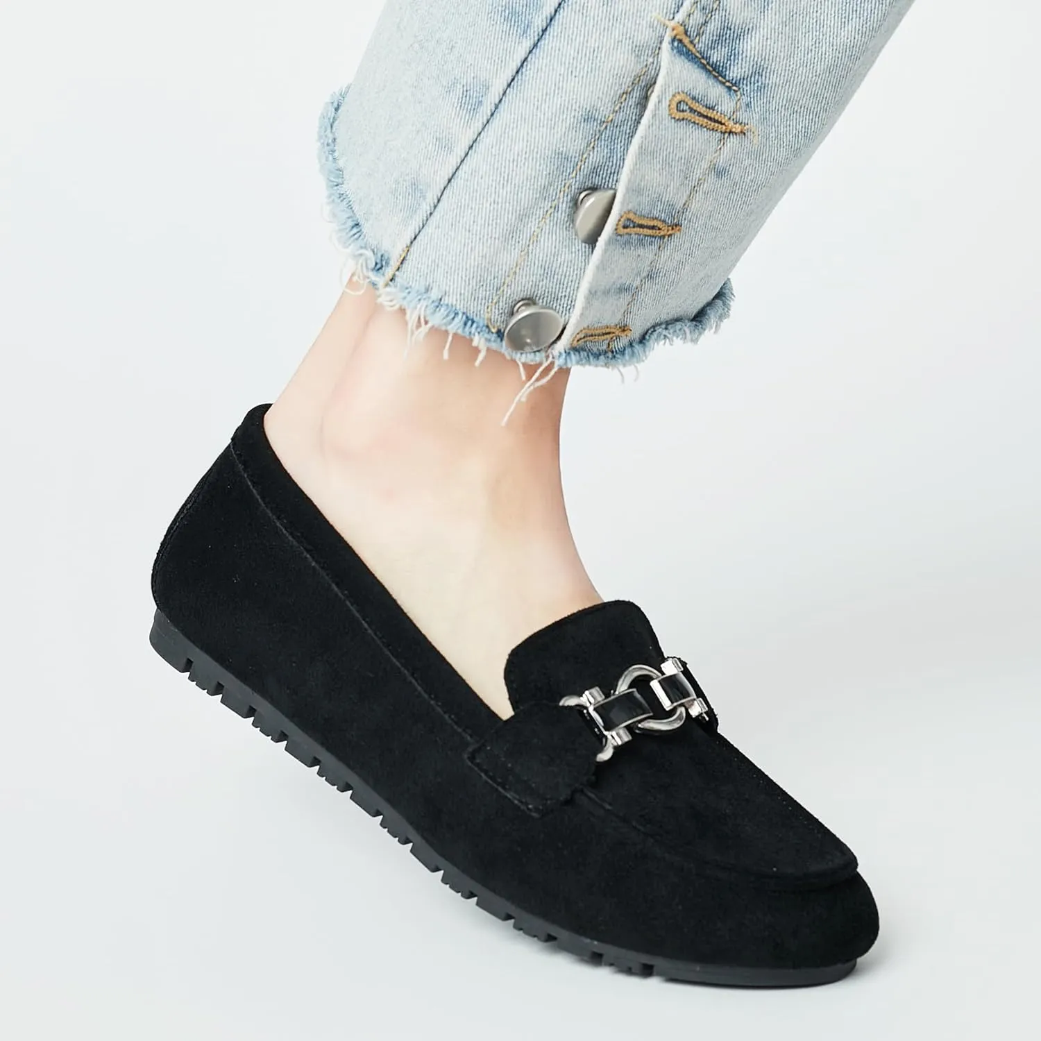 VERDASCO Women's Loafers Comfort Slip-Ons Flat Work Shoes Casual Moccasins Penny Loafers Lady Dress Shoes