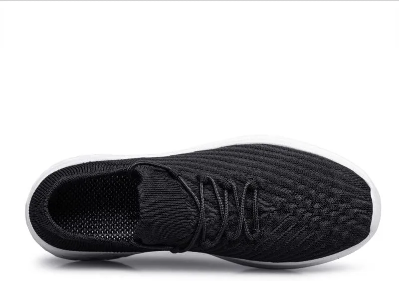 vibdiv Mens Fashion Slip On Walking Shoes - Lightweight Breathable Casual Mesh Non Slip Running Shoes Comfortable Sneakers for Men
