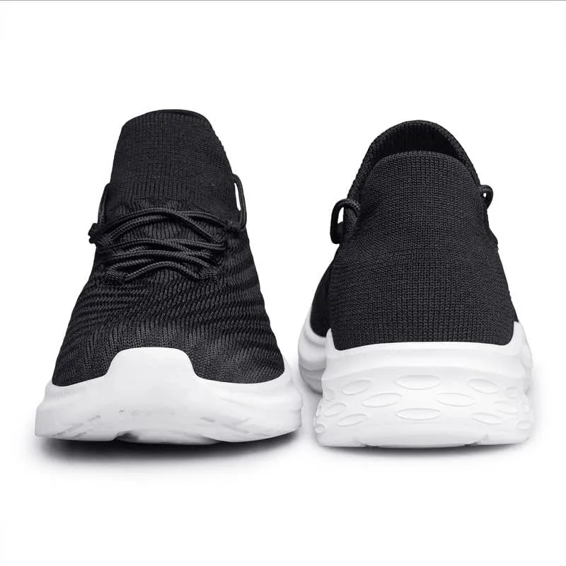 vibdiv Mens Fashion Slip On Walking Shoes - Lightweight Breathable Casual Mesh Non Slip Running Shoes Comfortable Sneakers for Men