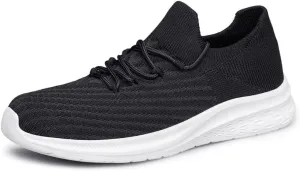 vibdiv Mens Fashion Slip On Walking Shoes - Lightweight Breathable Casual Mesh Non Slip Running Shoes Comfortable Sneakers for Men