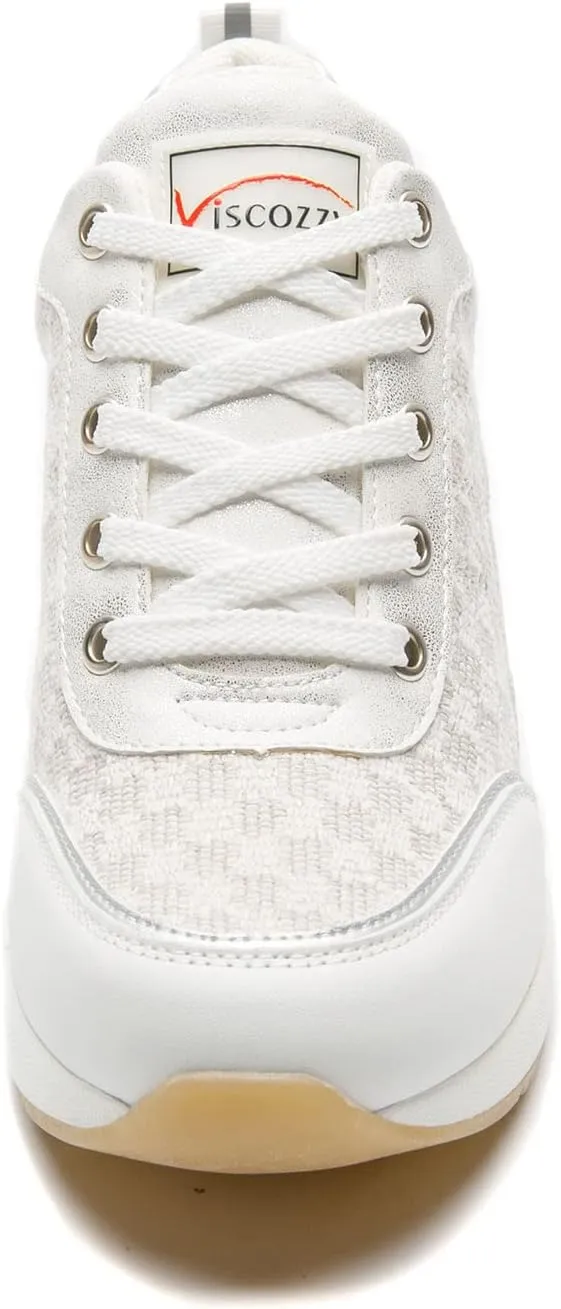 Viscozzy High Heel Wedge Sneakers for Women