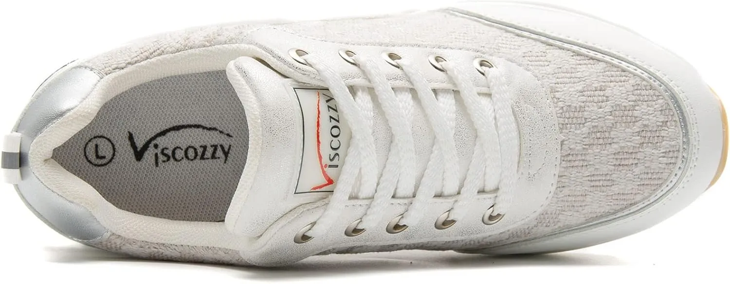 Viscozzy High Heel Wedge Sneakers for Women