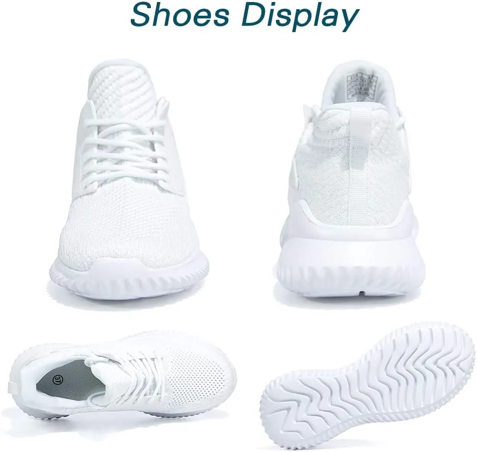 Walking Shoes for Men Sneakers - Slip on Memory Foam Running Tennis Shoes for Athletic Workout Gym Jogging Indoor Outdoor Lightweight Breathable Casual Sneakers