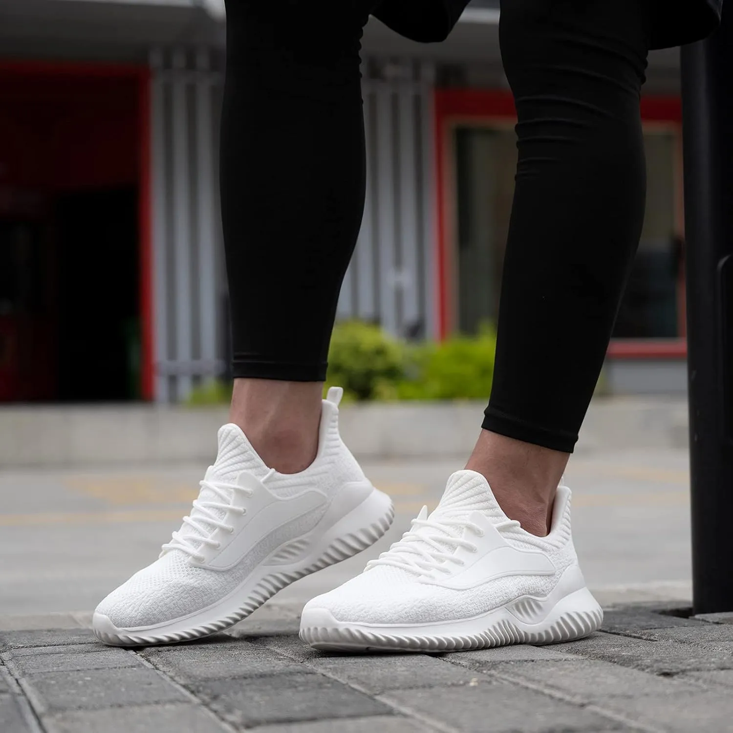 Walking Shoes for Men Sneakers - Slip on Memory Foam Running Tennis Shoes for Athletic Workout Gym Jogging Indoor Outdoor Lightweight Breathable Casual Sneakers