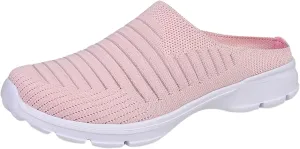 Walking Tennis Shoes for Women Breathable Knitted Mesh Non Slip Sneakers Fashion Couple Matching Walking Shoes