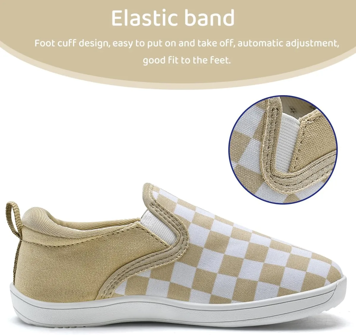 WateLves Toddler Little Kid Wide Barefoot Shoes Boys Girls Minimalist Slip On Sneakers Canvas Walking Shoes Fit Naturally Zero Drop Sole