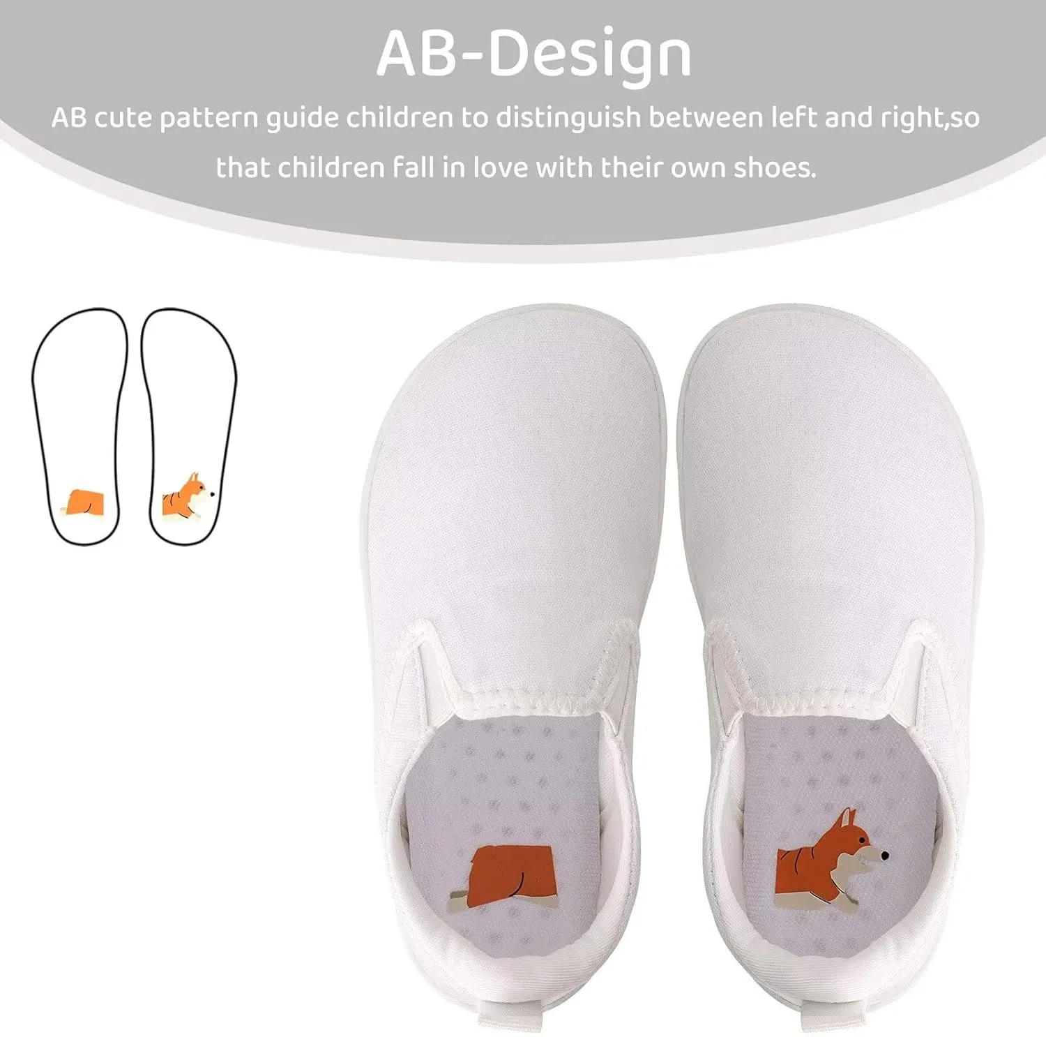 WateLves Toddler Little Kid Wide Barefoot Shoes Boys Girls Minimalist Slip On Sneakers Canvas Walking Shoes Fit Naturally Zero Drop Sole