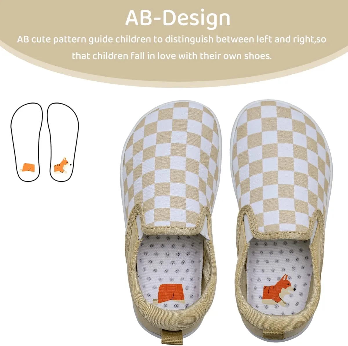 WateLves Toddler Little Kid Wide Barefoot Shoes Boys Girls Minimalist Slip On Sneakers Canvas Walking Shoes Fit Naturally Zero Drop Sole