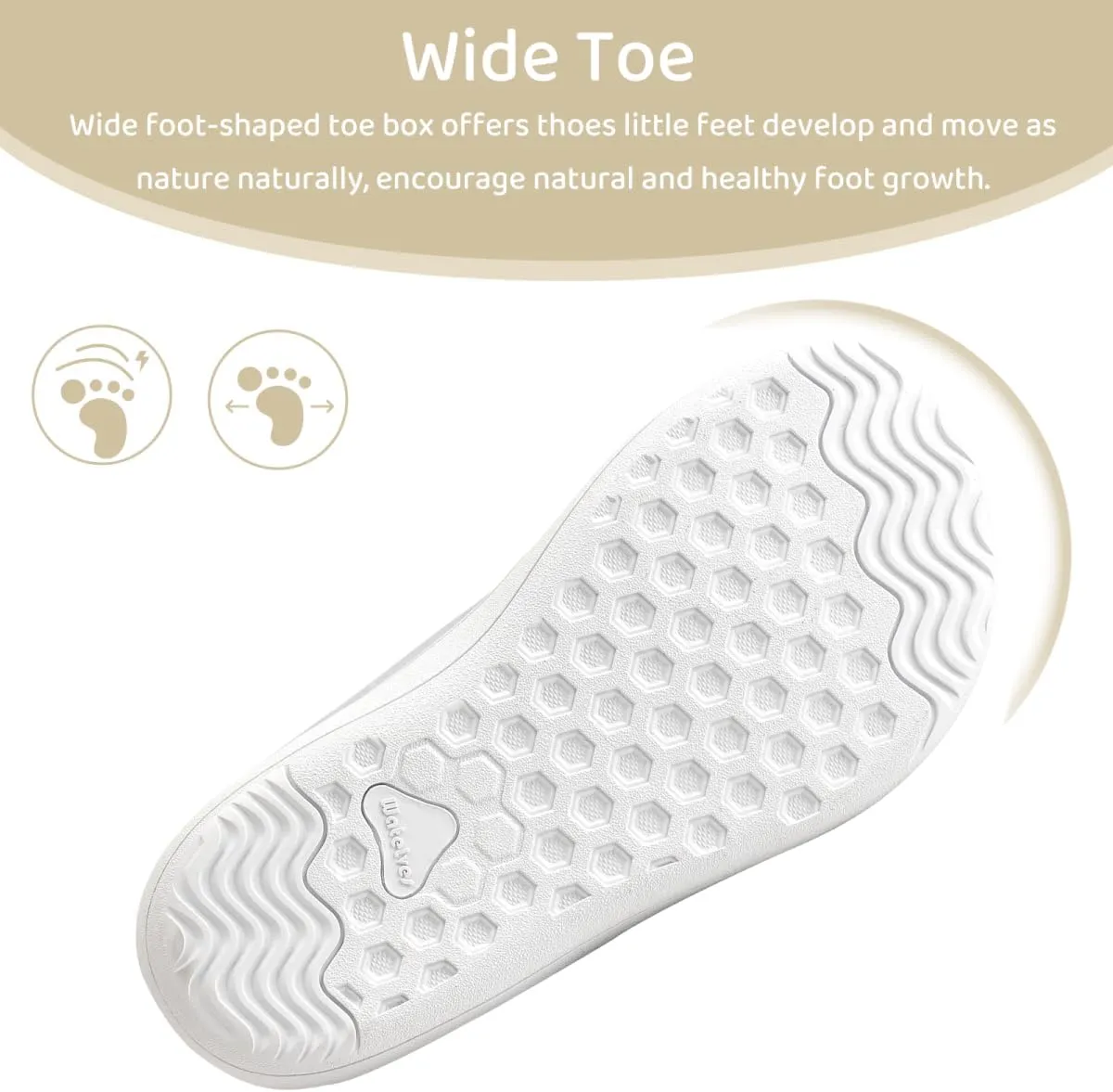 WateLves Toddler Little Kid Wide Barefoot Shoes Boys Girls Minimalist Slip On Sneakers Canvas Walking Shoes Fit Naturally Zero Drop Sole
