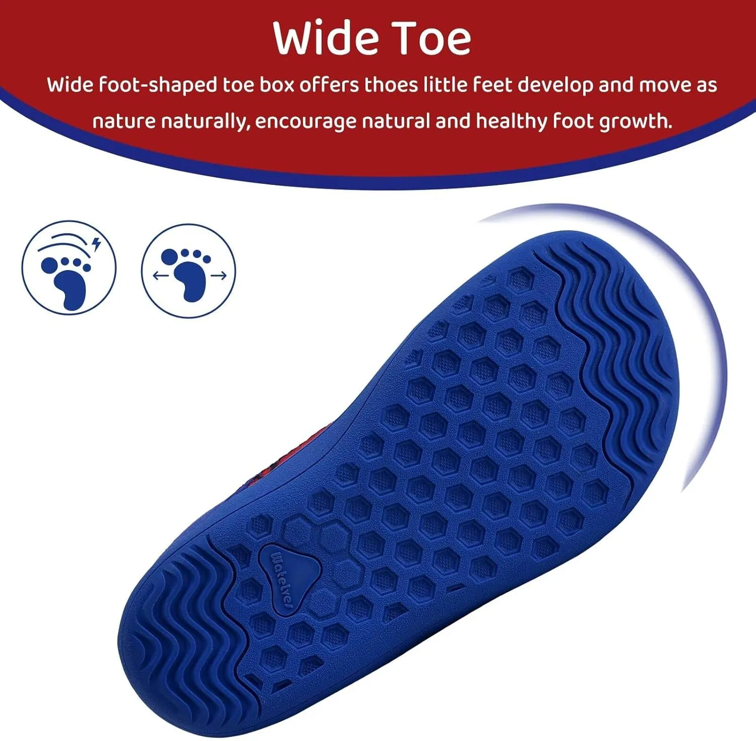 WateLves Toddler Little Kid Wide Barefoot Shoes Boys Girls Minimalist Slip On Sneakers Canvas Walking Shoes Fit Naturally Zero Drop Sole