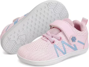 WateLves Toddler Shoes Little Kids Boys Girls Wide Barefoot Shoes Minimalist Walking Sneakers Breathable Lightweight Fit Naturally Zero Drop Sole