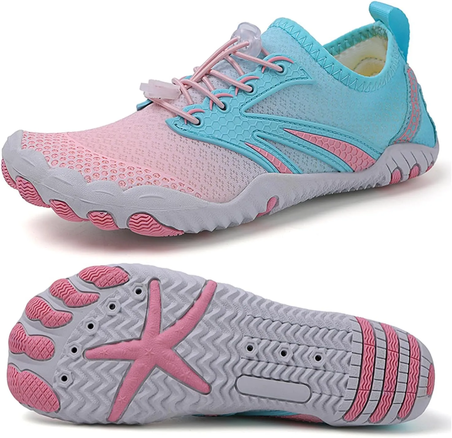 Water Shoes for Men Women River Shoes Adult Swim Beach Lake Pool,Aqua Socks Barefoot Non Slip Quick-Dry for Diving Wading,Lightweight Breathable Couple Summer Hiking Shoe Indoor Fitness