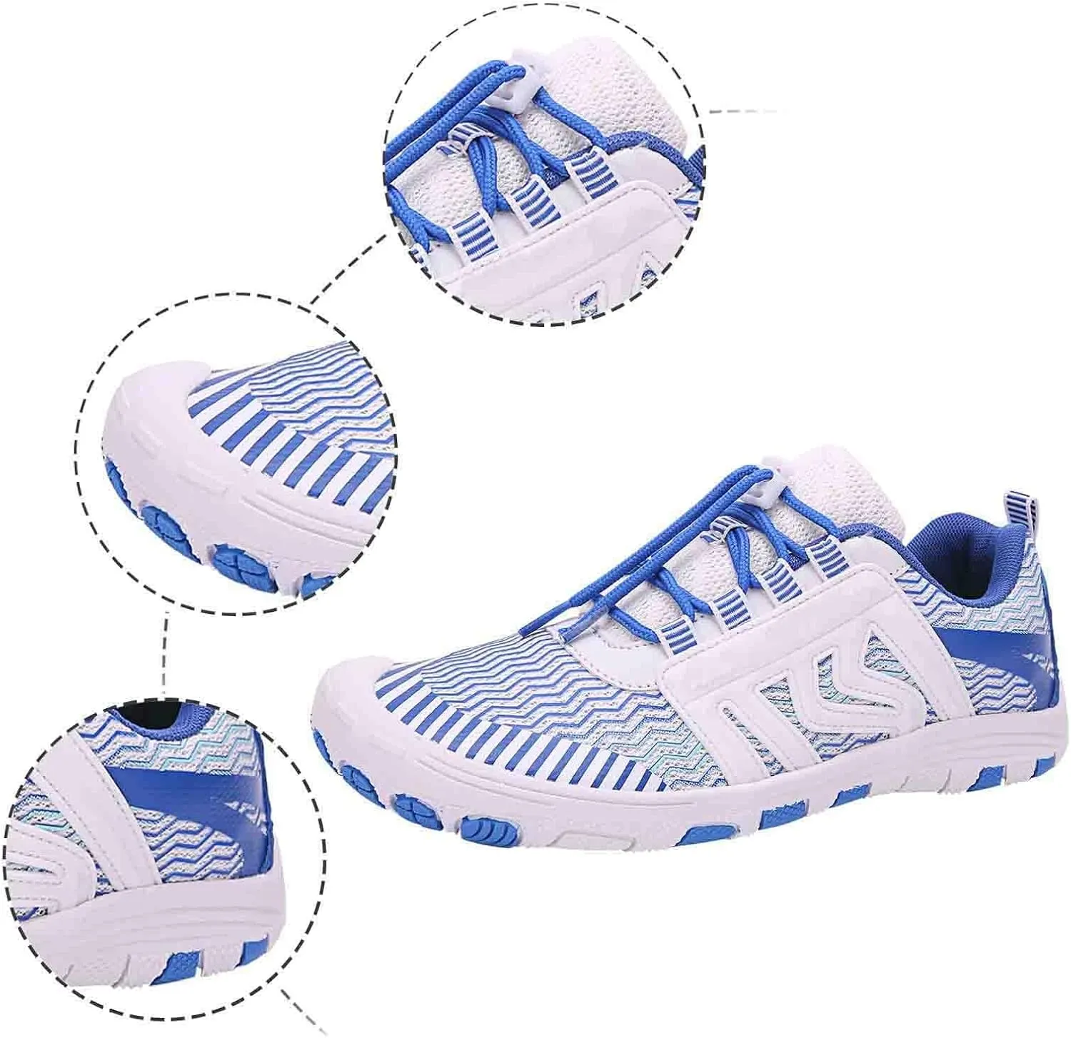 Water Shoes Quick-Dry Barefoot Beach Sport Swim Surf Pool Hiking Diving Walking,Aqua Water for Men Women Couple Summer Breathable Non Slip Hiking Sneaker Comfy House Sports Shoe with Cushioned Sole