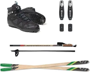 Whitewoods Phantom Adult Light-Touring, Metal Edge Cross-Country NNN Ski Package - Skis, Boots, Bindings, Poles | 177CM (for Skiers 131-160 lbs.)