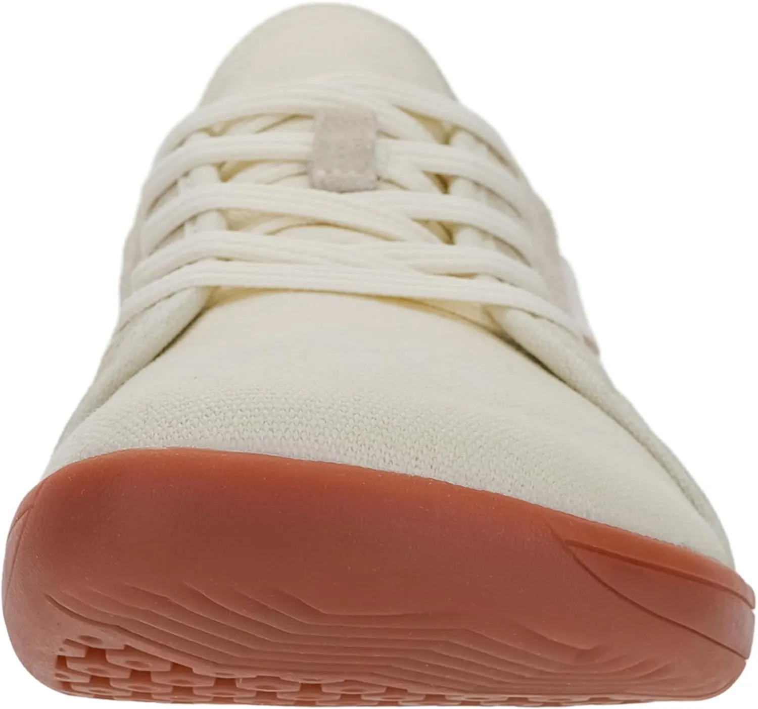 WHITIN Women's Canvas/Leather Barefoot Shoes | Wide Width Minimalist Sneakers | Classic Fit Low Top