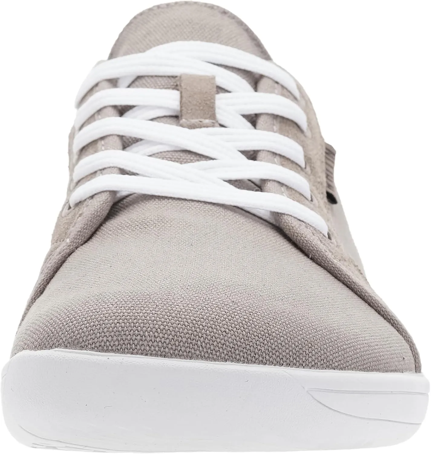 WHITIN Women's Canvas/Leather Barefoot Shoes | Wide Width Minimalist Sneakers | Classic Fit Low Top