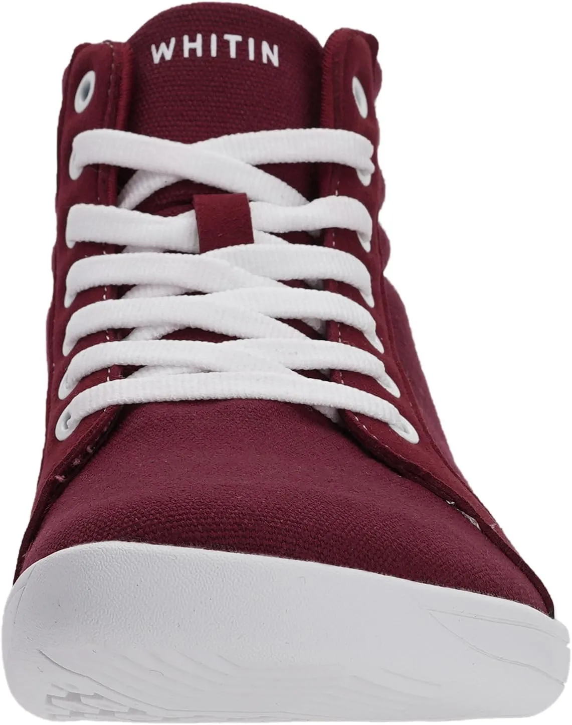 WHITIN Women's Wide High-Top Canvas Barefoot Sneakers | Minimalist Street-Ready Fit | Comfort-Forward Ankle Support