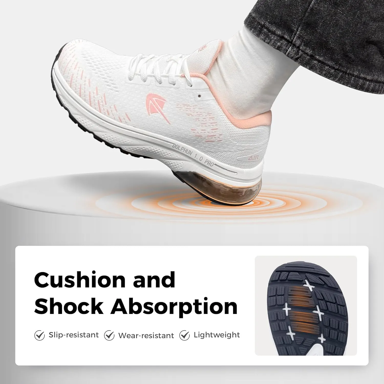 Wide Toe Box Shoes for Women Air Running Plantar Fasciitis Shoe Arch Support Walking Tennis Orthotic Breathable Extra Wide Width Athletic Sneakers US6-11