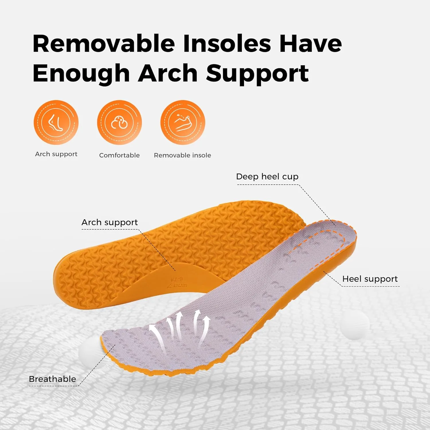 Wide Toe Box Shoes for Women Air Running Plantar Fasciitis Shoe Arch Support Walking Tennis Orthotic Breathable Extra Wide Width Athletic Sneakers US6-11