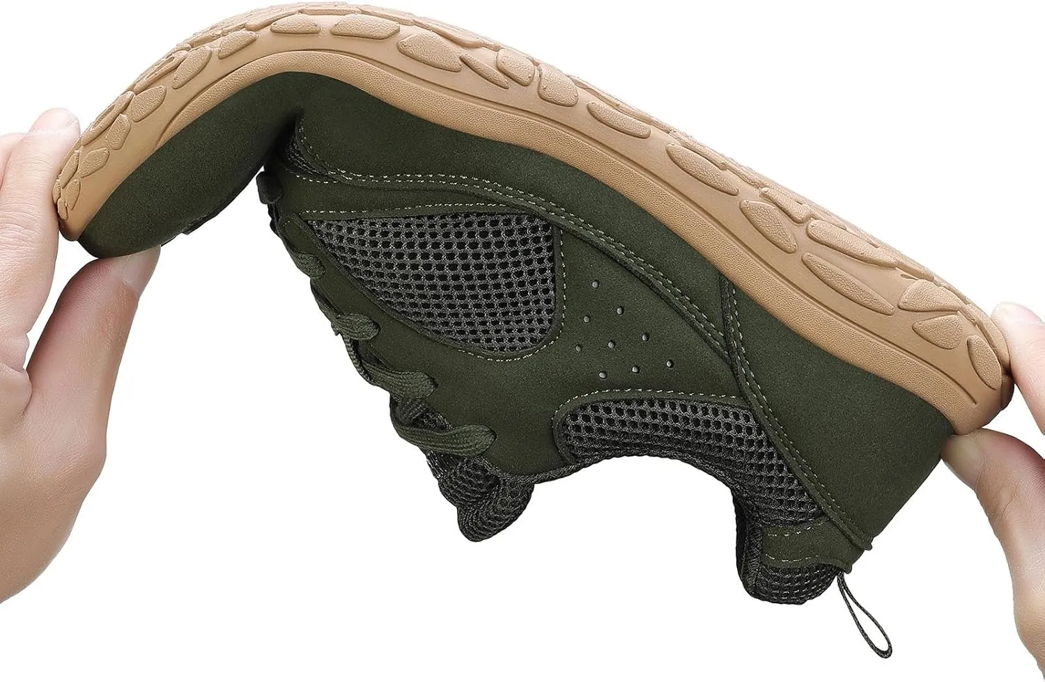 Wide Toe Box Walking Shoes for Men, Zero Drop Road Running Shoes, Lightweight, Breathable, for Tennis, Gym