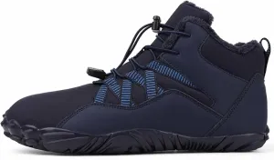 Winter Barefoot Hiking Boots, Men's Women's Hike Footwear, Five Finger Minimalist Shoes