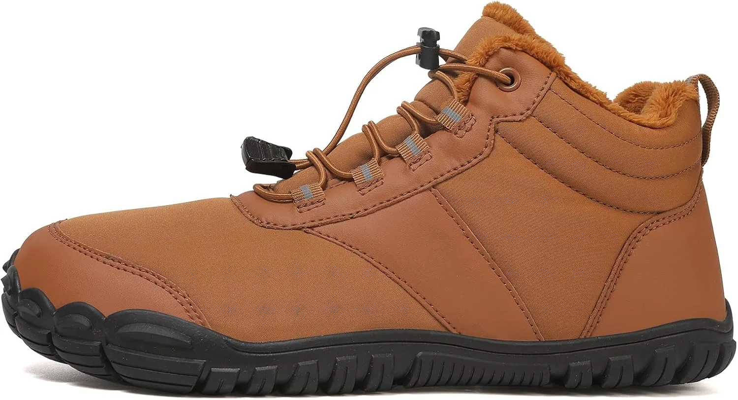 Winter Hike Barefoot Boots Womens,Minimalist Warm Zero Drop Snow Boot Slip On Barefoot Footwear Men Wide Waterproof hike barefoot shoes women